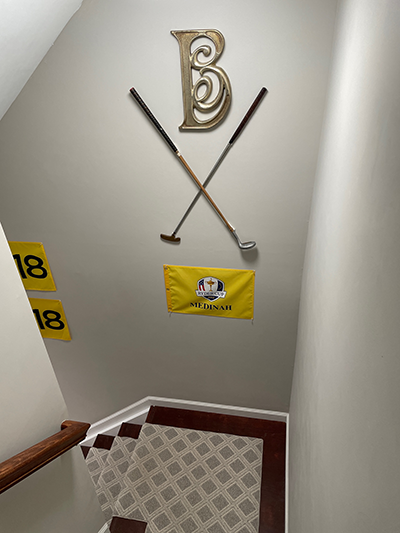 Entrance to Lower Level